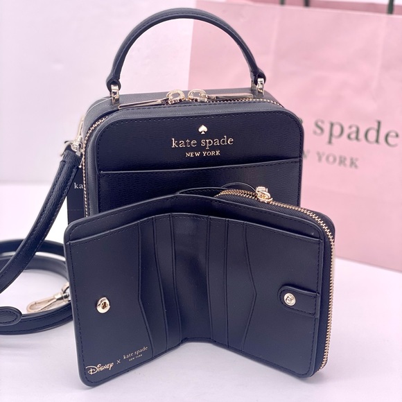 Disney X Kate Spade New York Minnie Mouse Daisy Vanity Crossbody and Wallet Set - Picture 10 of 16